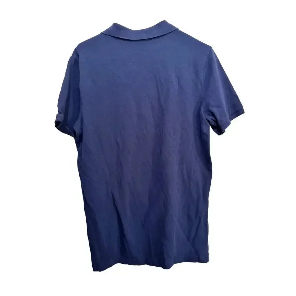 Nike Blue FC Barcelona Official Short Sleeve Polo Shirt Size Medium